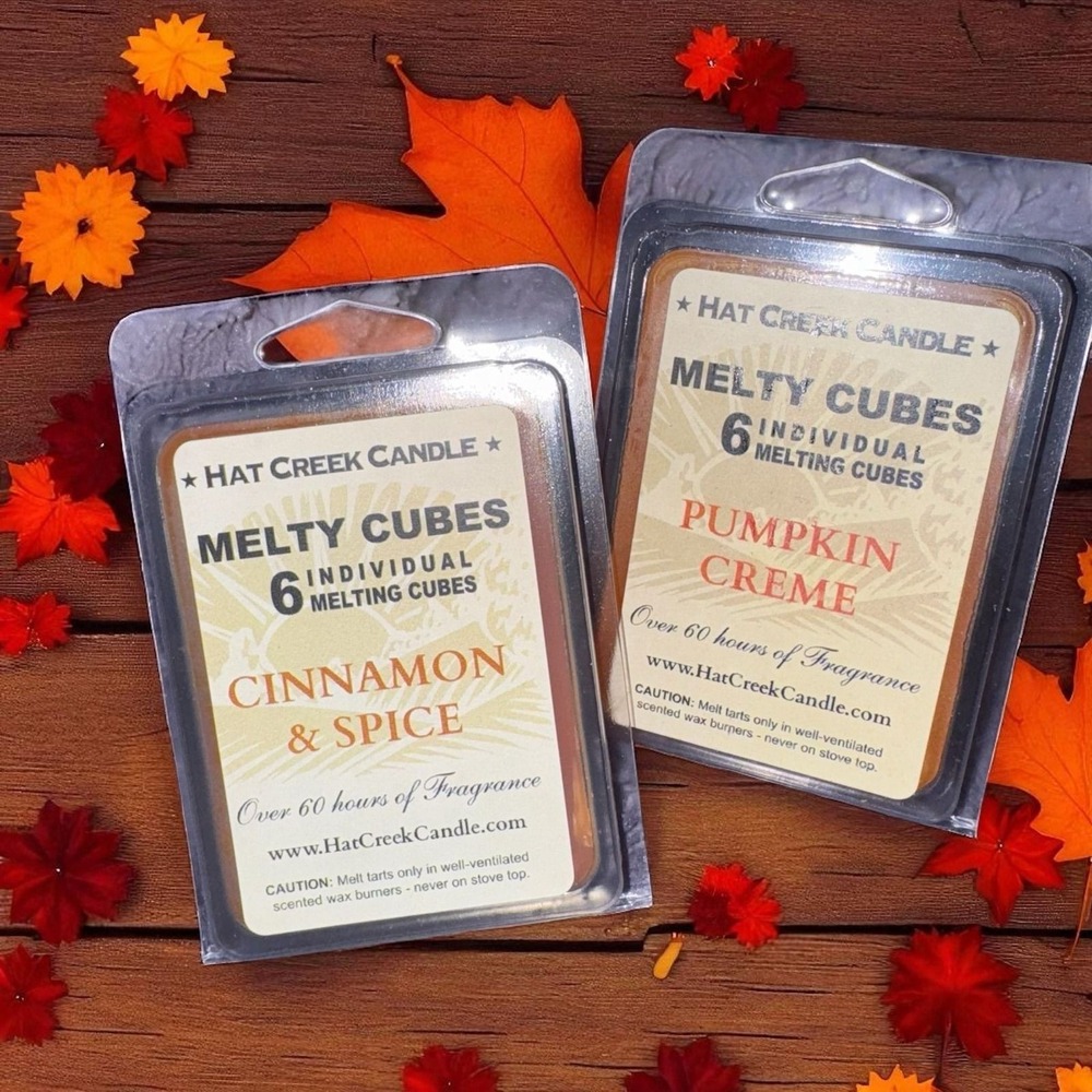 Hat Creek Candle Wax Melts Cinnamon Spice Pumpkin Creme